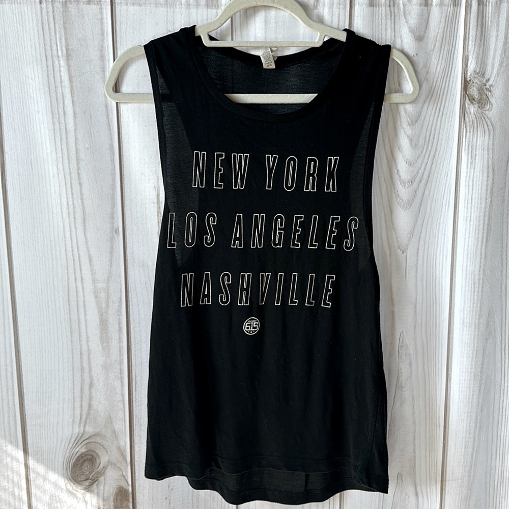 New York, LA, Nashville tank top